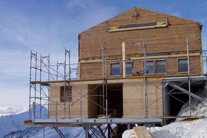 Anbau Mönchsjochhütte 2003/04