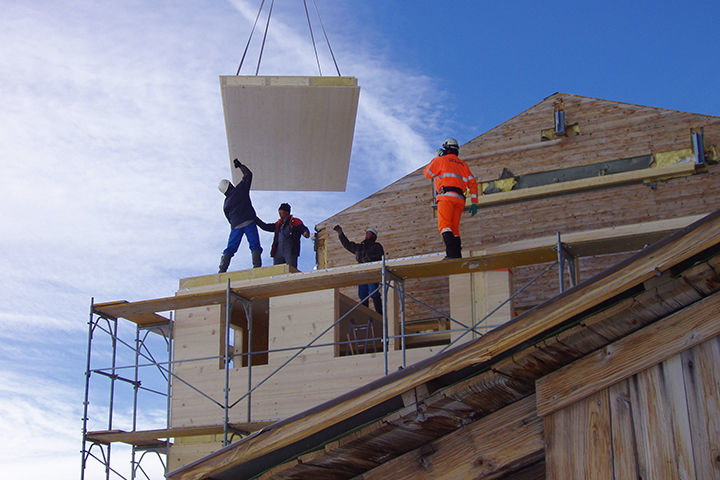 Anbau Mönchsjochhütte 2003/04